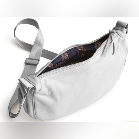 Vera Bradley Springbrook Sling Crossbody Bag Oyster Mushroom Print - Picture 2 of 3